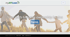 Desktop Screenshot of myafiloan.com